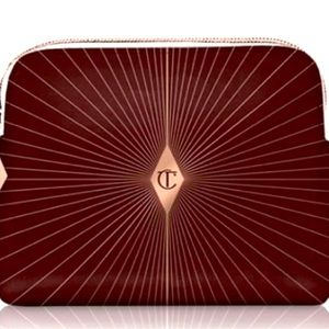 Charlotte Tilbury “Darling, Get Your Glow On!” Cosmetic Makeup Bag BRAND NEW!